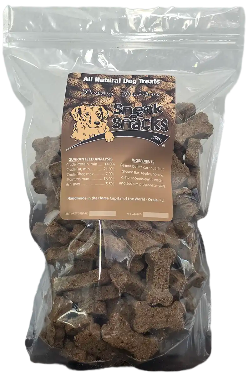 Peanut Budders Dog Treats - Small Bag 1.5 lbs